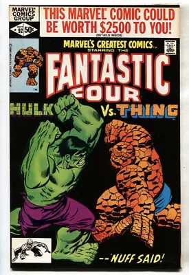 Buy Marvel's Greatest #92 Fantastic Four #112 Reprint Thing/Hulk Battle-comic Book • 22.50£