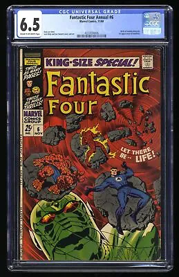 Buy Fantastic Four Annual #6 CGC FN+ 6.5 1st Appearance Annihilus! Marvel 1968 • 173.14£