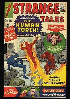 Buy Strange Tales #118 VF 8.0 1st Doctor Strange Cover! Marvel 1964 • 212.67£