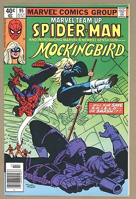 Buy Marvel Team-Up 95 (VF/NM) 1st App Mockingbird! Spider-Man Newsstand 1980 V215 • 69.97£