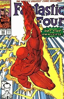 Buy Fantastic Four #353 VG 1991 Stock Image Low Grade 1st App. Mr. Mobius • 6.01£