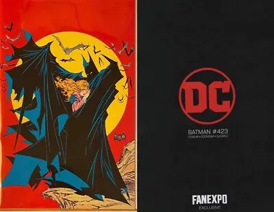 Buy Batman 423 Todd McFarlane Virgin Fan Expo Non Foil Error Variant Cover Ltd 200 • 136.53£