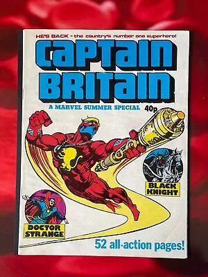 Buy Captain Britain Summer Special - Marvel Comics / British - 1980 MCU • 65£