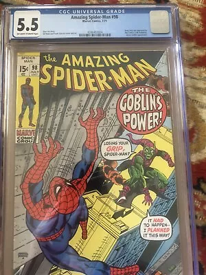 Buy CGC 5.5 Amazing Spider-Man 98 White Pages Marvel Comics • 55.33£