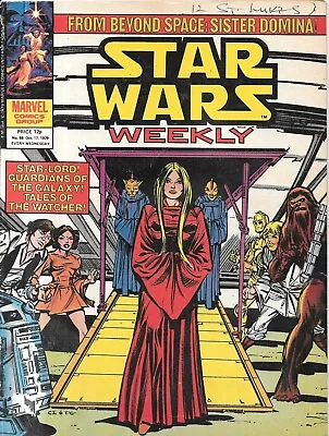 Buy Vintage Marvel Star Wars Weekly Comic No 86 Oct 17th 1979 • 0.99£