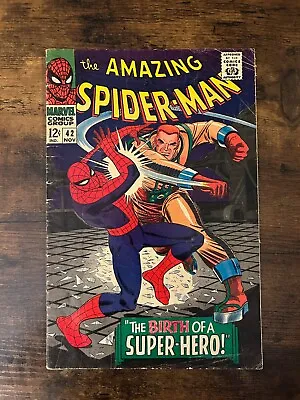 Buy Amazing Spider-Man #42 Marvel Comics (Nov, 1966) 2.0 GD 1st Mary Jane 2nd Rhino • 51.45£
