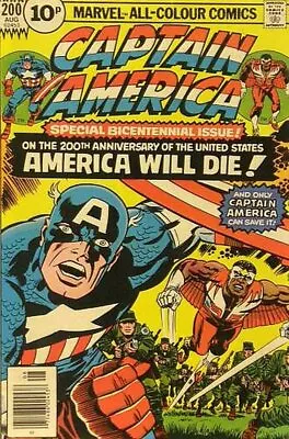Buy Captain America (Vol 1) # 200 Very Fine (VFN) Price VARIANT Marvel Comics BRONZE • 25.49£
