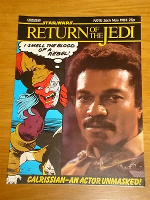 Buy Star Wars Return Of The Jedi #76 November 26 1984 British Weekly Comic • 4.99£