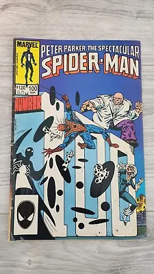 Buy The Spectacular Spider-Man #100 (1985) Cover Featuring Spot 2nd App VGC • 12.99£