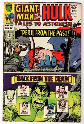 Buy Marvel TALES TO ASTONISH 68 HULK ANT-MAN Pym GIANT MAN AVENGERS FN • 41.99£