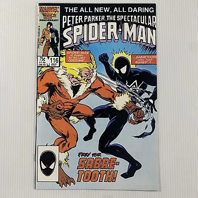 Buy Peter Parker Spectacular Spider-Man #116 1986 NM 1st Appearance Of Foreigner • 48£