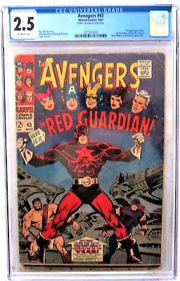 Buy Avengers  - No. 43 - 1967 - CGC - Comic • 85£