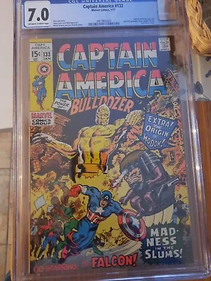Buy Captain America 133 VF 7.0 Origin Of MODOK, Ironman Cameo • 51.39£