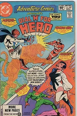 Buy DC Comics 'Adventure Comics' #487 Nov 1981, 'Dial  H  For Hero', Good Condition! • 3.95£