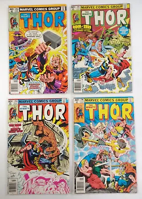 Buy Thor #286 291 293 296 (1979 Marvel) All Newsstands Comics Lot • 17.34£