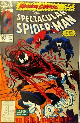 Buy Marvel Comics 1993 The Spectacular Spider-man #201& Amazing Spider-man #379 • 12.97£