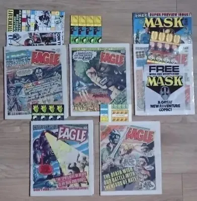 Buy EAGLE COMIC #238 To #242 WITH FREE GIFTS HALLOWEEN GAME POSTER COMPLETE 1986 • 65£