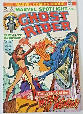 Buy Marvel Spotlight On Ghost Rider. No. 11. (1st Series).  Bronze Age 1973. Fn/vfn • 38.99£