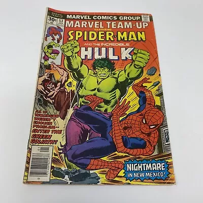 Buy Marvel Team-Up 53 Jan 1977 Spiderman HULK Marvel Comics • 6.41£