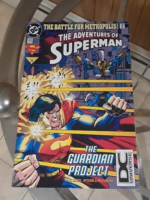Buy Adventures Of Superman #513 DC Universe Logo Variant (1994) Low Grade • 4£