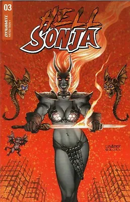 Buy Hell Sonja #3 - Cover D - Linsner Dynamite Comics 2022  • 3.18£