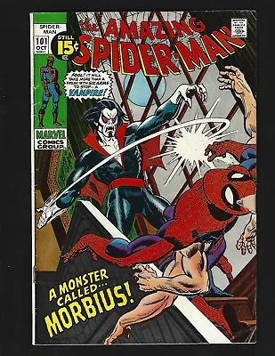 Buy Amazing Spider-Man #101 VG Kane 1st Morbius The Living Vampire Lizard Cameo • 133.25£