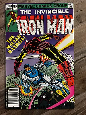 Buy 1982 Iron Man #156 John Romita JR CONDITION NM (NEWSSTAND) • 14.54£