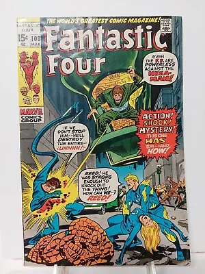 Buy Fantastic Four # 108       Marvel Comics  1971       (F388) • 17.39£