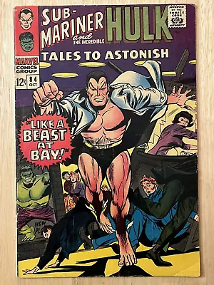 Buy Tales To Astonish #84 VG/F Hulk Sub-Mariner 12 Cent 1966 Gene Colan Art • 8.39£