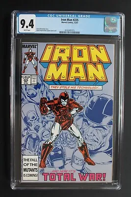 Buy IRON MAN #225 ARMOUR WARS BEGINS MCU TV 1987 Dr Doom Stilt-Man Ant-Man CGC 9.4 • 103.28£