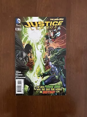 Buy Justice League #31 (DC Comics, 2014)  1st Full App. Of Jessica Cruz! NM • 15.81£