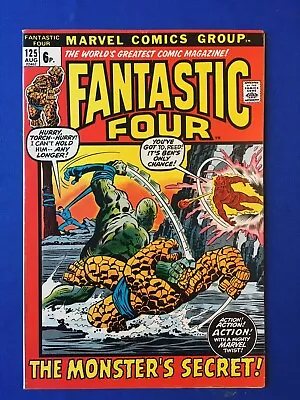 Buy Fantastic Four #125 VFN+ (8.5) MARVEL ( Vol 1 1972) (3) • 28£