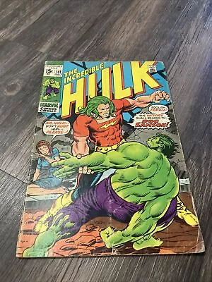 Buy Incredible Hulk #141 VG+ 1971 First Doc Samson • 59.30£
