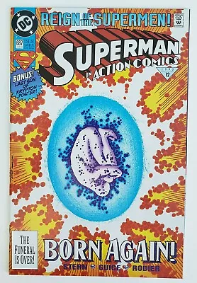 Buy Action Comics #687 Superman (DC) 1993 (NM/M Condition 9.8) • 7.91£