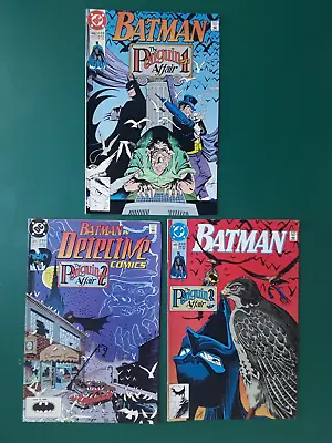 Buy Batman 448, 449 Detective 615 ( The Penguin Affair 1-3 ) 1990 • 4.50£