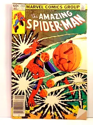 Buy The Spectacular Spider-Man Comic Book; Vol. 1, #244, Sep 1983: Marvel Comics • 2.80£