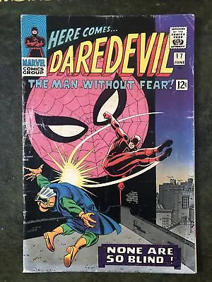 Buy DAREDEVIL #17. 1966. DAREDEVIL Vs SPIDER-MAN. JOHN ROMITA ART ( 2nd SPIDER-MAN ) • 20£