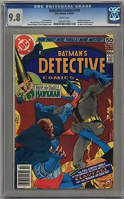 Buy Detective Comics #479 Cgc 9.8 White Pages Dc Comics 1978 • 213.28£