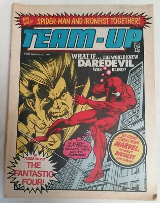 Buy COMIC - Marvel Team-Up #12 Dec 3 1980 Marvel UK Bronze Age Daredevil Spider-Man • 3£