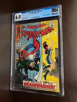 Buy Amazing Spider-Man #59 (1968 ) / CGC 6.0 / 1st Cover Appearance Mary Jane Watson • 117.61£