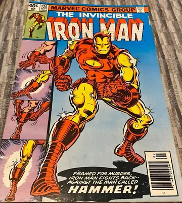 Buy MARVEL Comic  COINVINCIBLE IRON MAN #126  1979 CLASSIC ROMITA JR - Ungraded -VG • 7.20£