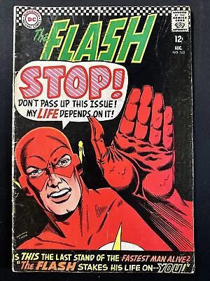 Buy The Flash #163 DC Comics Vintage Silver Age 1st Print 1966 Complete Good/VG *A2 • 7.99£