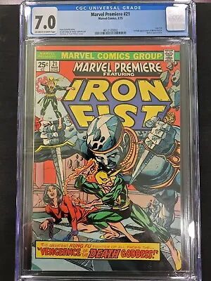 Buy  Iron Fist  Marvel Premiere 21, March 1975, 1st Full Appearance Of Misty Knight • 63.22£