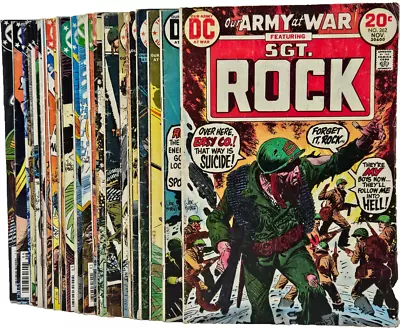 Buy Lot Of 31 DC SGT. ROCK Comics 262 To 406 (not Inclusive) Angels With Black Wings • 79.94£