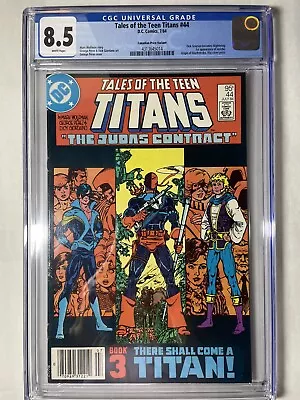 Buy TALES Of The TEEN TITANS #44 CGC 8.5 1st NIGHTWING 1984 Canadian PV Newsstand • 159.90£