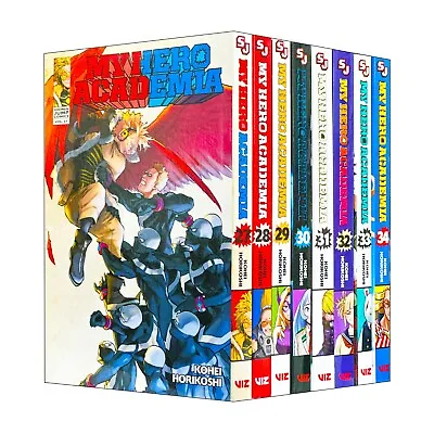 Buy My Hero Academia Volume (27,28,29,30,31,32,33,34) Collection 8 Books Set • 40.99£