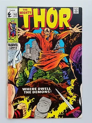 Buy Thor Mighty #163 Vg/fn (5.0) April 1969 Marvel Comics ** • 16.99£