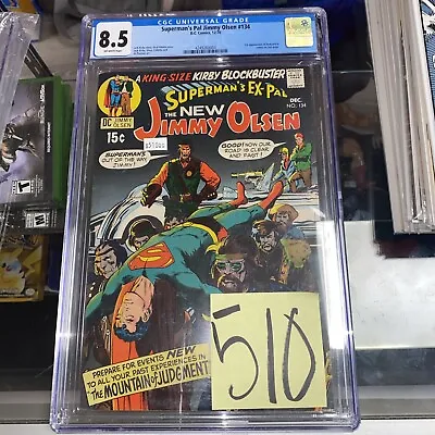 Buy Superman's Pal Jimmy Olsen #134 ⭐ CGC 8.5 1st App Of DARKSEID (Cameo)! Comic • 434.83£