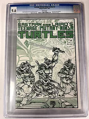 Buy Teenage Mutant Ninja Turtles #4 CGC 9.6 With White Pages 1985 Mirage Studios • 277.12£