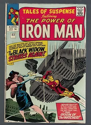 Buy Marvel Comics Tales Of Suspense 53 Black Widow Strikes Again 5.0 VGF  1964 • 249.99£